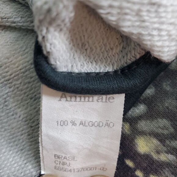 Animale Women's Multicolor Bomber Jacket Animal Print Sequin Size Medium (C-8) - Picture 13 of 15